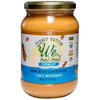 Crema de cacahuete crujiente 100% WE NATURAL, frasco 475 g