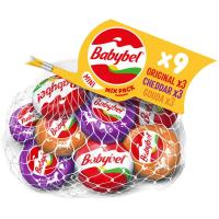 Quesitos bola mix MINIBABYBEL, malla 9 uds