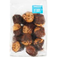Mini magdalena con pepitas de chocolate EROSKI, bolsa 250 g