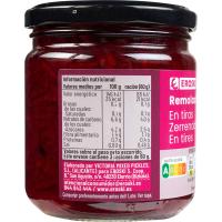 Remolacha en tiras EROSKI, frasco 180 g