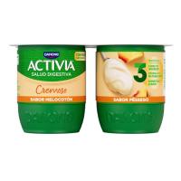 Activia cremoso sabor melocotón DANONE, pack 4x115 g