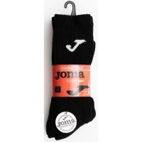 Calcetín deportivo de hombre,caña alta con rizo, negro, talla 43/46 JOMA, 3 pares