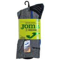 Calcetín masculino de trecking técnico, color azul, talla 43/46 JOMA, 3 pares