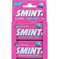Caramelo bubblefresh SMINT, pack 2x35 g