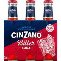 Bitter con soda CINZANO, pack 3x20 cl Bitter con soda CINZANO, pack 3x20 cl