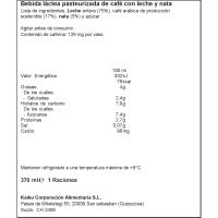 Caffé latté cremoso Mr. Big KAIKU CAFFE LATTE, vaso 370 ml