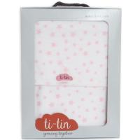 TI-TIN manta, izar arrosekin, mikrozuntza, koralina, 75x110 cm