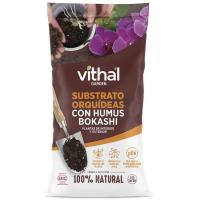 Sustrato para orquídeas con humus Bokashi VITAL GARDEN, saco 2 litros Sustrato para orquídeas con humus Bokashi VITAL GARDEN, saco 2 litros