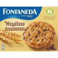 Galleta de chocolate-5 cereales FONTANEDA, caja 600 g