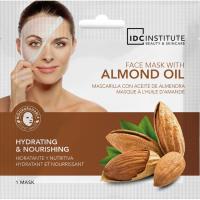 Mascarilla facial con aceite almendras IDC, pack 1 ud