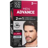 Gel crema colorante men advance 2 moreno LLONGUERAS, caja 1 ud