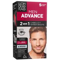 Gel crema colorante men advance 5 cast cl LLONGUERAS, caja 1 ud