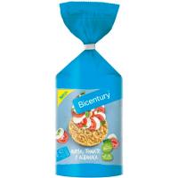 Tortitas de queso, tomate y albahaca BICENTURY, paquete 123,5 g Tortitas de queso, tomate y albahaca BICENTURY, paquete 123,5 g