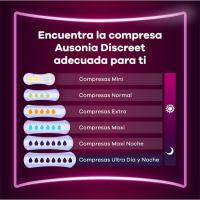 Compresa noche AUSONIA DISCREET, paquete 12 uds