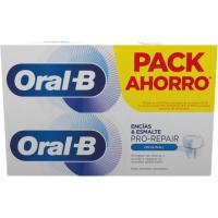 Dentífrico protección encías ORAL-B ADVANCED, pack 2x75 ml