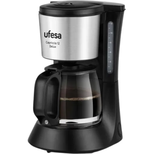 Cafetera de goteo, 12 tazas, CG7125 Capriccio 12 Delux UFESA