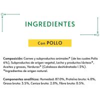 Comida húmeda de de pollo para gato GOURMET NATURE, pack 5x10 g