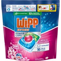 WIPP POWER FLORAL detergente kapsulak, poltsa 33 dosi WIPP POWER FLORAL detergente kapsulak, poltsa 33 dosi