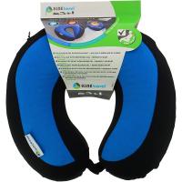 Almohada cervical de gel para viajes, espuma c/memoria de forma KINE TRAVEL, 1 ud