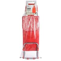 Carro de la compra Rhodes rojo: 2 ruedas, plegable IDEALCASA, 95x36x30 cm