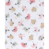 Babero bandana pajaros impermeable, transpirable con broche TI-TIN, 21,5x38,5 cm