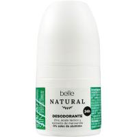 Desodorante 24h BELLE NATURAL, roll on 50 ml
