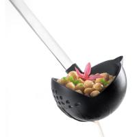 Cacillo con escurridor intense, acero inoxidable y nylon IBILI, 1 ud