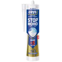 Silicona stop moho cocinas y baños,color blanco CEYS, 280 ml