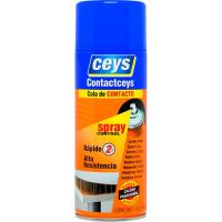 Cola de contacto en spray, pulverizador regulable, alta resistencia CEYS, 400 ml