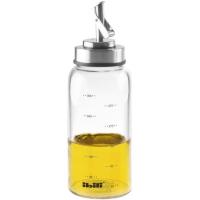 Dispensador transparente de aliño, aceite/vinagre con tapa IBILI, 350 ml