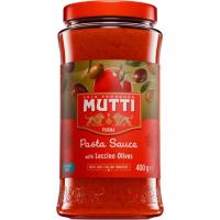 Salsa de tomate con olivas MUTTI, frasco 400 g