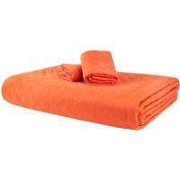 Colcha bouti 23SS Cleo, color terracota, 100% poliéster EROSKI, talla 90