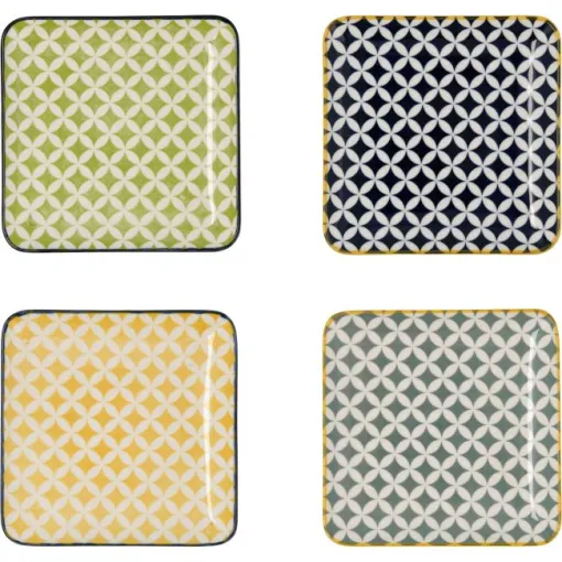 Bandeja cuadrada de porcelana, colores surtidos ¿Cuál te llegará? QUID, 21x21 cm Bandeja cuadrada de porcelana, colores surtidos ¿Cuál te llegará? QUID, 21x21 cm