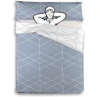 Funda Nórdica Giro, 50% algodón y 50% poliéster EROSKI BASIC