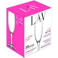 Copa de champagne 22 cl EMPIRE, pack 6 uds