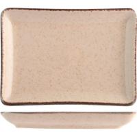Plato rectangular de porcelana Pearl marfil, 20x27 cm Plato rectangular de porcelana Pearl marfil, 20x27 cm