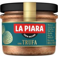 Paté de trufa LA PIARA TAPA NEGRA, frasco 110 g