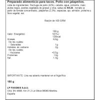 Pollo con jalapeños PEKIS, caja 180 g