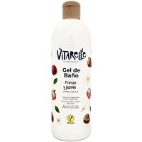 Gel baño de fresa y jazmín VITARELLE, bote 750 ml Gel baño de fresa y jazmín VITARELLE, bote 750 ml