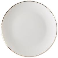 Plato de postre de porcelana Golden KASA, pack 4 uds Plato de postre de porcelana Golden KASA, pack 4 uds