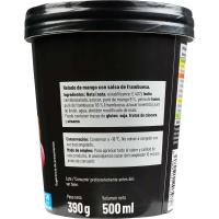 Helado de mango con salsa de frambuesa SELEQTIA, tarrina 390 g
