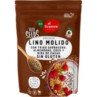 Vitaseeds lino, trigo, almen. y coco bio EL GRANERO, bolsa 200 g