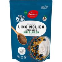 Vitaseeds lino germinado bio EL GRANERO, bolsa 200 g