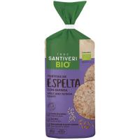 Tortita de espelta y quinoa bio SANTIVERI, paquete 100 g Tortita de espelta y quinoa bio SANTIVERI, paquete 100 g