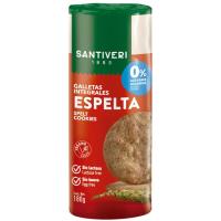 Galleta digestive espelta SANTIVERI, paquete 180 g