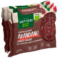 Tortita arroz y arándanos bio SANTIVERI, paquete 105 g Tortita arroz y arándanos bio SANTIVERI, paquete 105 g