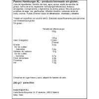 Pan de hamburguesa xl NUTRIFREE, paquete 200 g