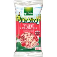 Tortitas de yogurt y frambuesa GULLÓN VITALDAY, bolsa 112,8 g