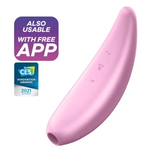 Succionador de clítoris y vibrador, Curvy trinity 3 SATISFYER