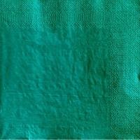 Servilleta de papel verde, 33x33 cm, pack 20 uds Servilleta de papel verde, 33x33 cm, pack 20 uds
